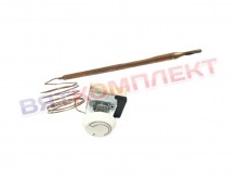 Терморегулятор TU V ST/1,0м/4-40гр./20А/250F6.3/ в сборе с  ручкой 